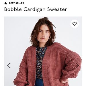 Madewell Bobble Cardigan